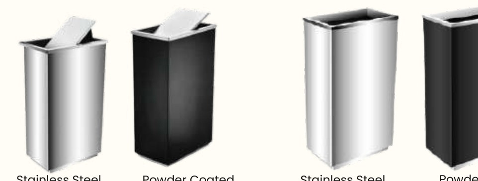 Stainless Steel Waste Bin