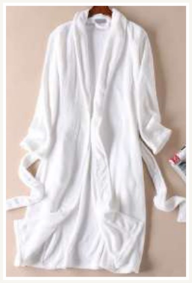 Hotel towels and robes