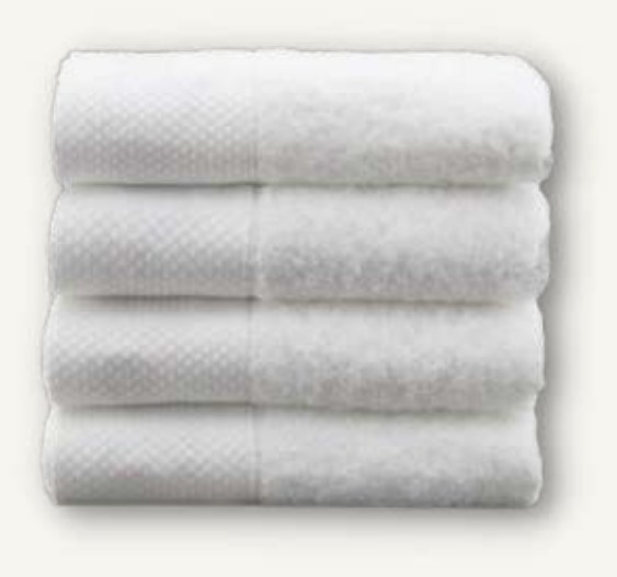 Premium Plain White Bath Towel